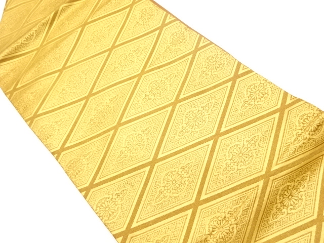 JAPANESE NAGOYA OBI / WOVEN KIKU